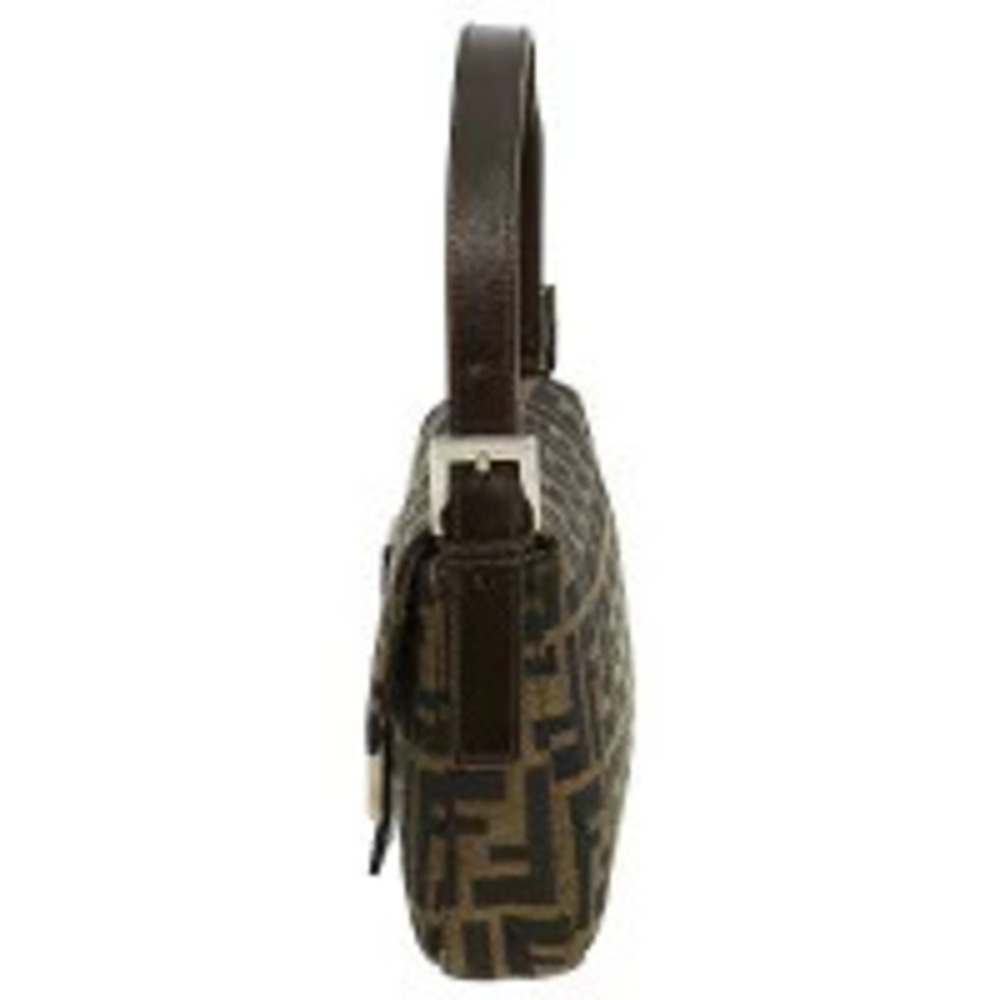 Fendi Zucca 2way Bag canvas Shoulder Bucket brown Mamma Brown